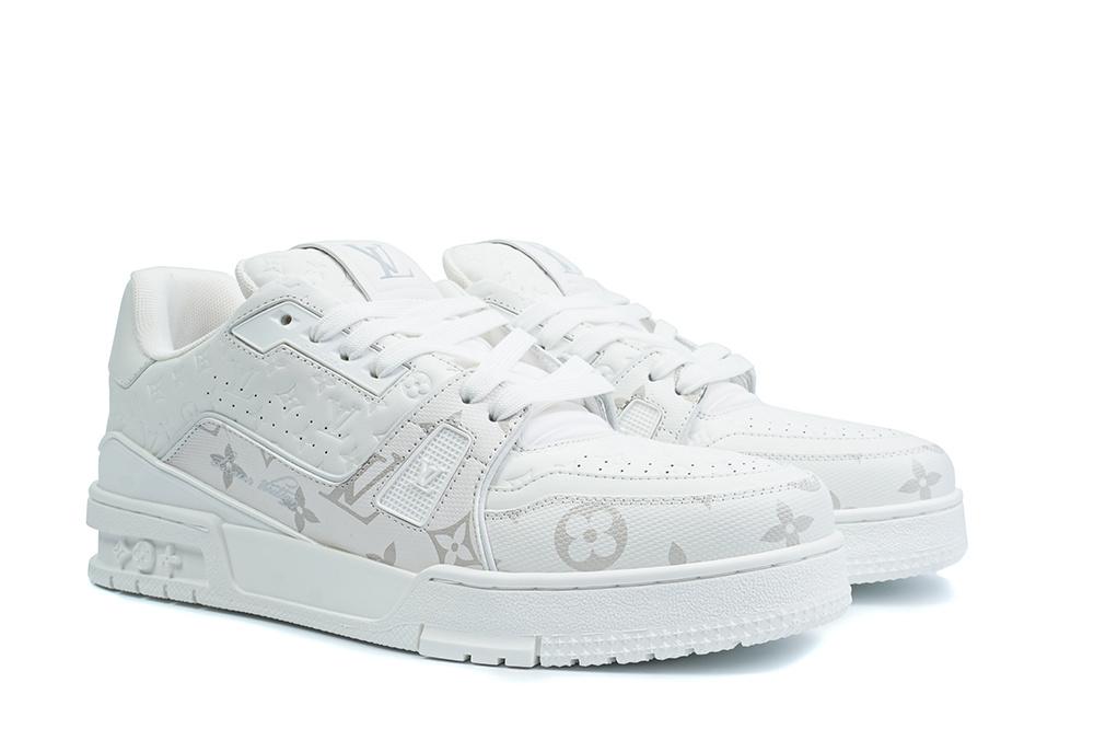 PK god Louis Vuitton LV Trainer #54 Signature White retail materials ready to ship